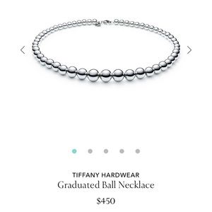 Tiffany’s & Co. Graduated ball necklace